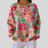 Margot - Colourful Flower Top