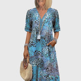 Bella | Elegant Floral Midi Dress