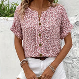 Verna™ | Stylish Floral Print Blouse
