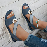 Zefira | Open Toe Flatform Sandals