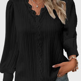 Andrea | Elegant Pullover Blouse