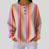 Muriel - Multicoloured Stripe Top