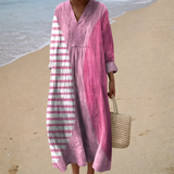 Flattering Printed Summer Dress