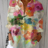 Elara | Watercolor Dreams Blouse