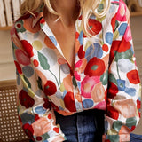 Mylene | Colourful Floral Blouse