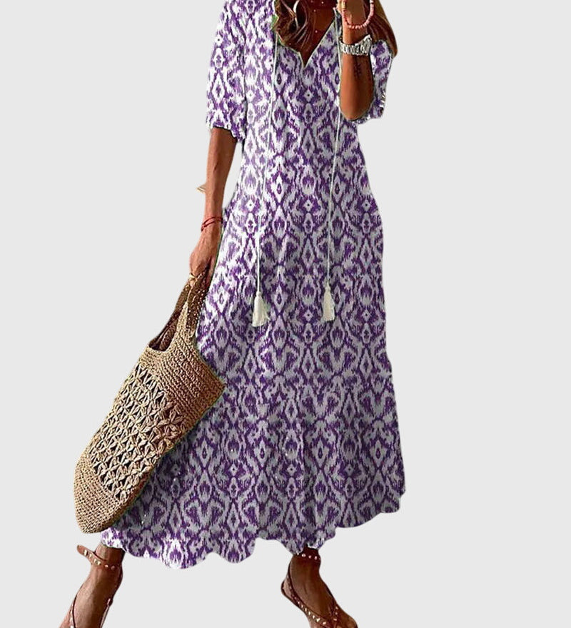 Amalia™ | Boho Vintage Summer Dress