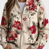 Wilhelmine - Vintage Style Rose Printed Cardigan