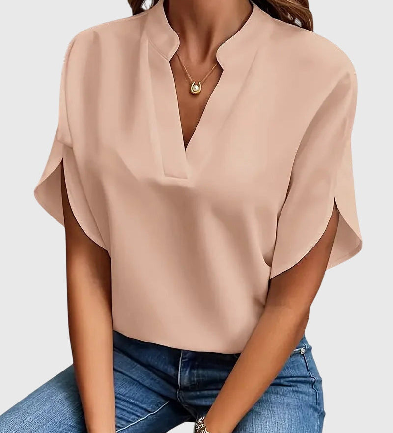 Beatrix | Soft and Elegant V-Neck Shirt