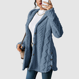 Štěpánka - Plus Size Hooded Cardigan