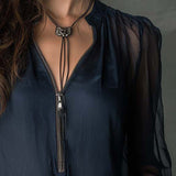 Helen | Half-Zip Blouse Long Sleeve Knit