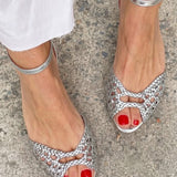 Ines | Woven Golden Flat