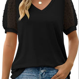 Helena | Sleek V-Neck Blouse
