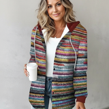 HIGHLAND PLAID HOODED COAT