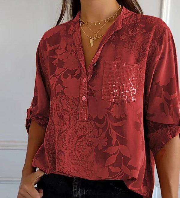 Pauline | Elegant Sequin Top