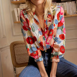 Mylene | Colourful Floral Blouse
