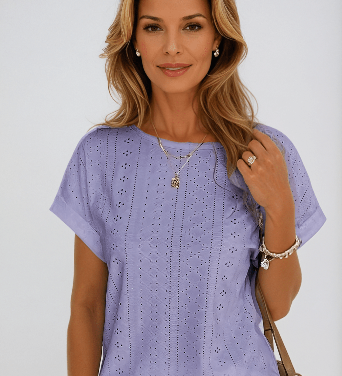 Liamo | Oceanview Eyelet Top