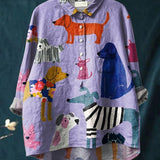 Emma | Colourful Pups Shirt