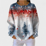 Alix - Christmas Sweater with Christmas Tree Pattern