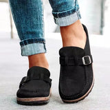 Heidi | Buckled Comfort Mules