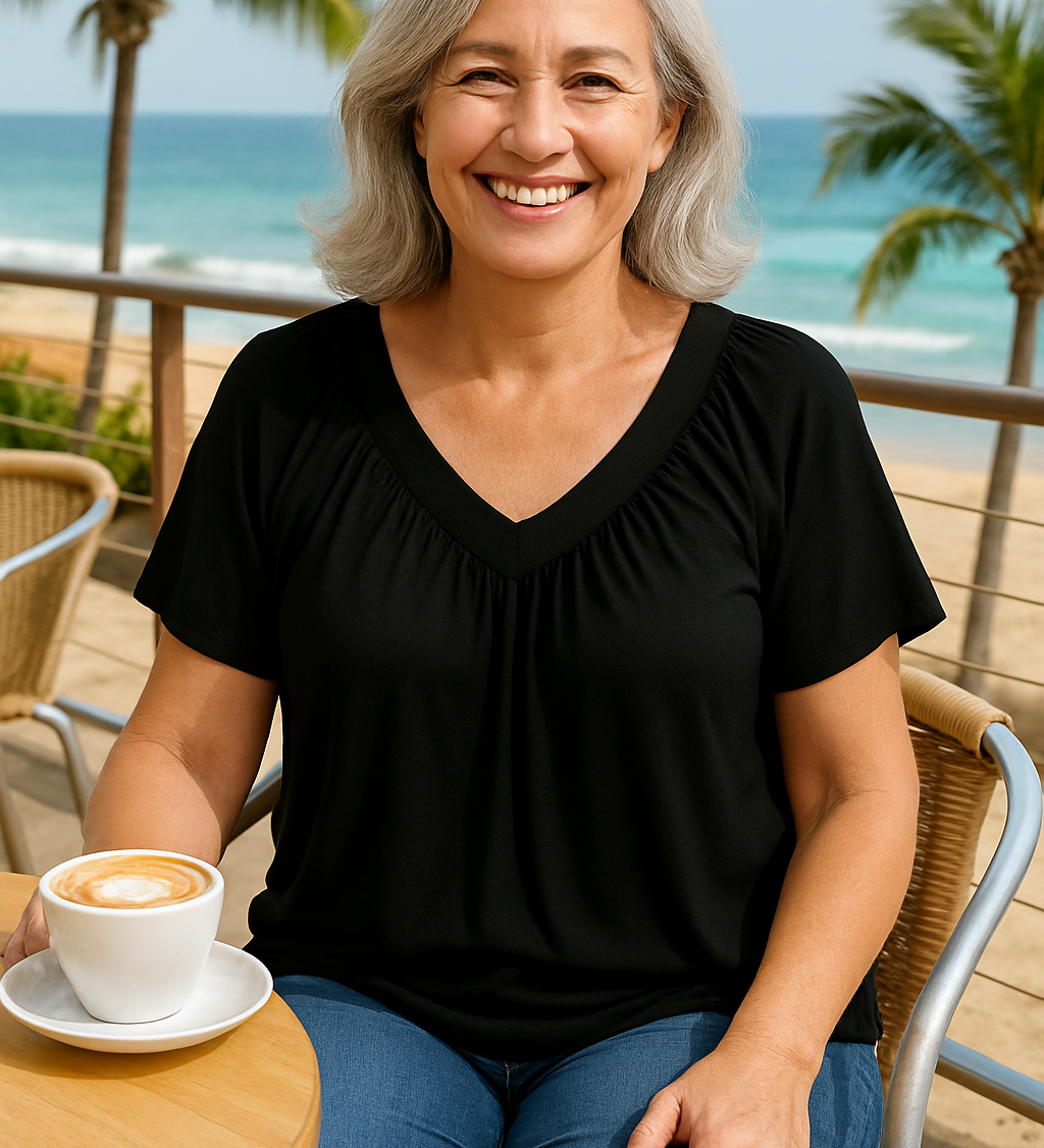 Maris| Luxe Comfort Top – Flattering Ease for Every Day (S–5XL)