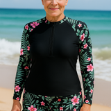 SereniSea Swimwear | UV Protection Rash Set – Sun-Safe Elegance, All-Day Ease