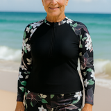 SereniSea Swimwear | UV Protection Rash Set – Sun-Safe Elegance, All-Day Ease