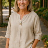 Simone | Blouse - Light. Flattering. Made for real women
