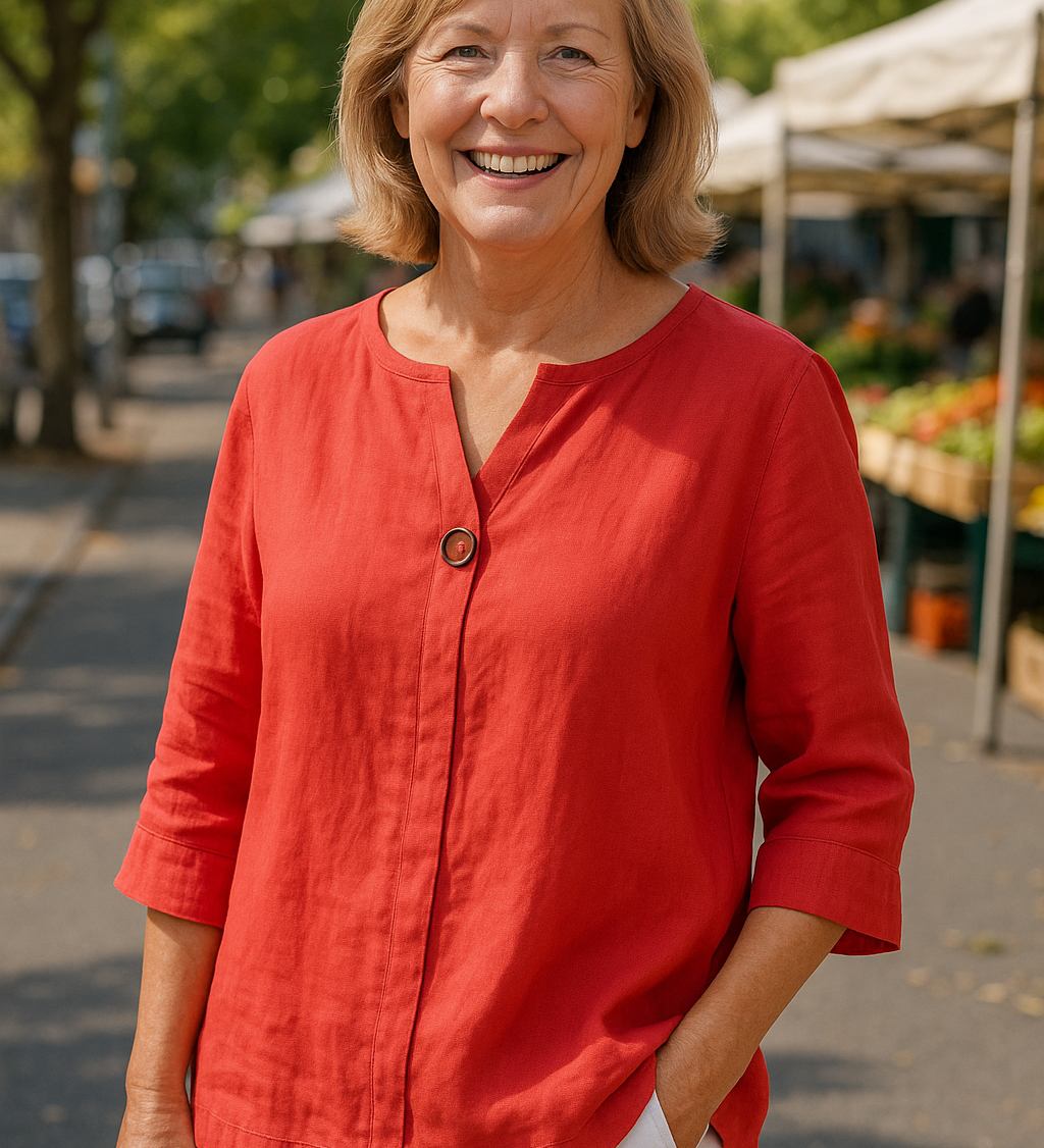 Simone | Blouse - Light. Flattering. Made for real women