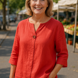 Simone | Blouse - Light. Flattering. Made for real women