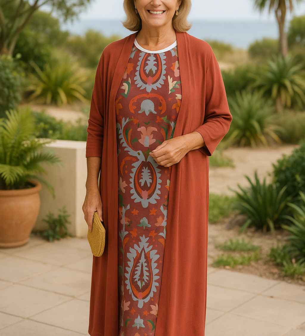 Taren | Flow Dress Ensemble – Where Comfort Meets Confidence