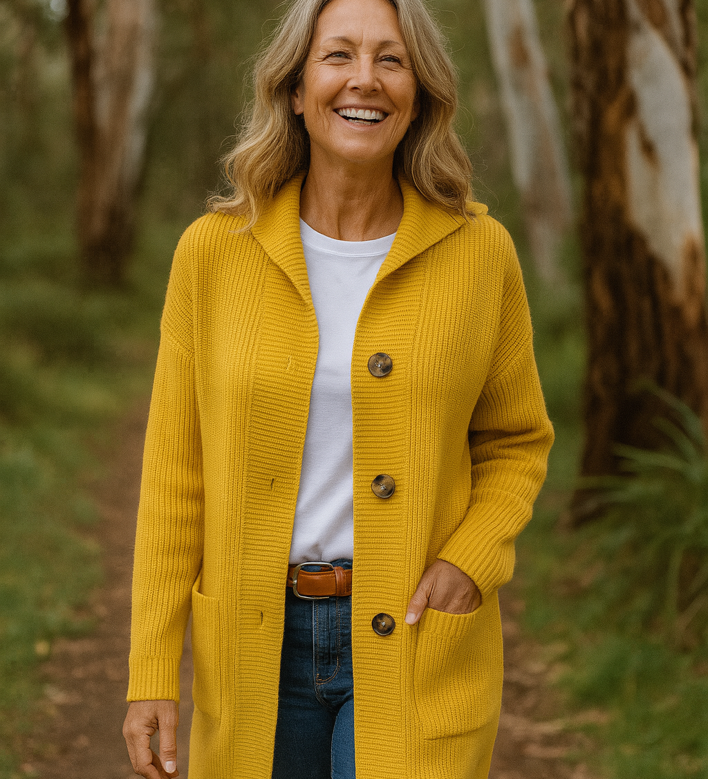 Delora | Longline Knit Cardigan with Deep Pockets for Everyday Elegance