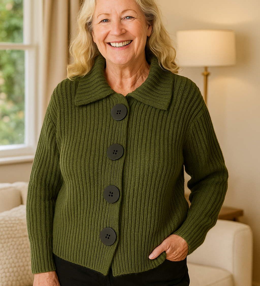 Emmeline | Heritage Knit Cardigan - softness, warmth, confidence