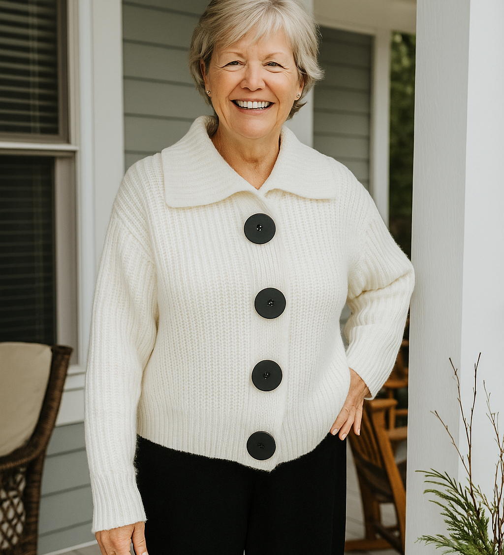 Emmeline | Heritage Knit Cardigan - softness, warmth, confidence