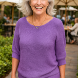 Anetta | Soft Knit Top - Flattering Shape