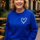Tess |  Heart Detail Jumper - Comfort, Style and Softness