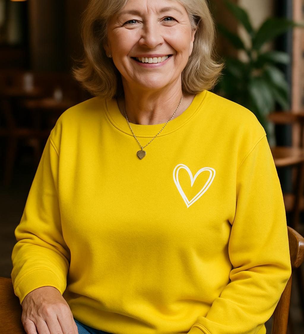 Tess |  Heart Detail Jumper - Comfort, Style and Softness
