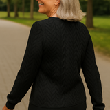 Nestelle | Cable Zip Knit - Comfort, Class and Confidence.
