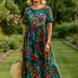 Masie | Breezy Floral Maxi Dress – Where Comfort Meets Confidence (S-5XL)