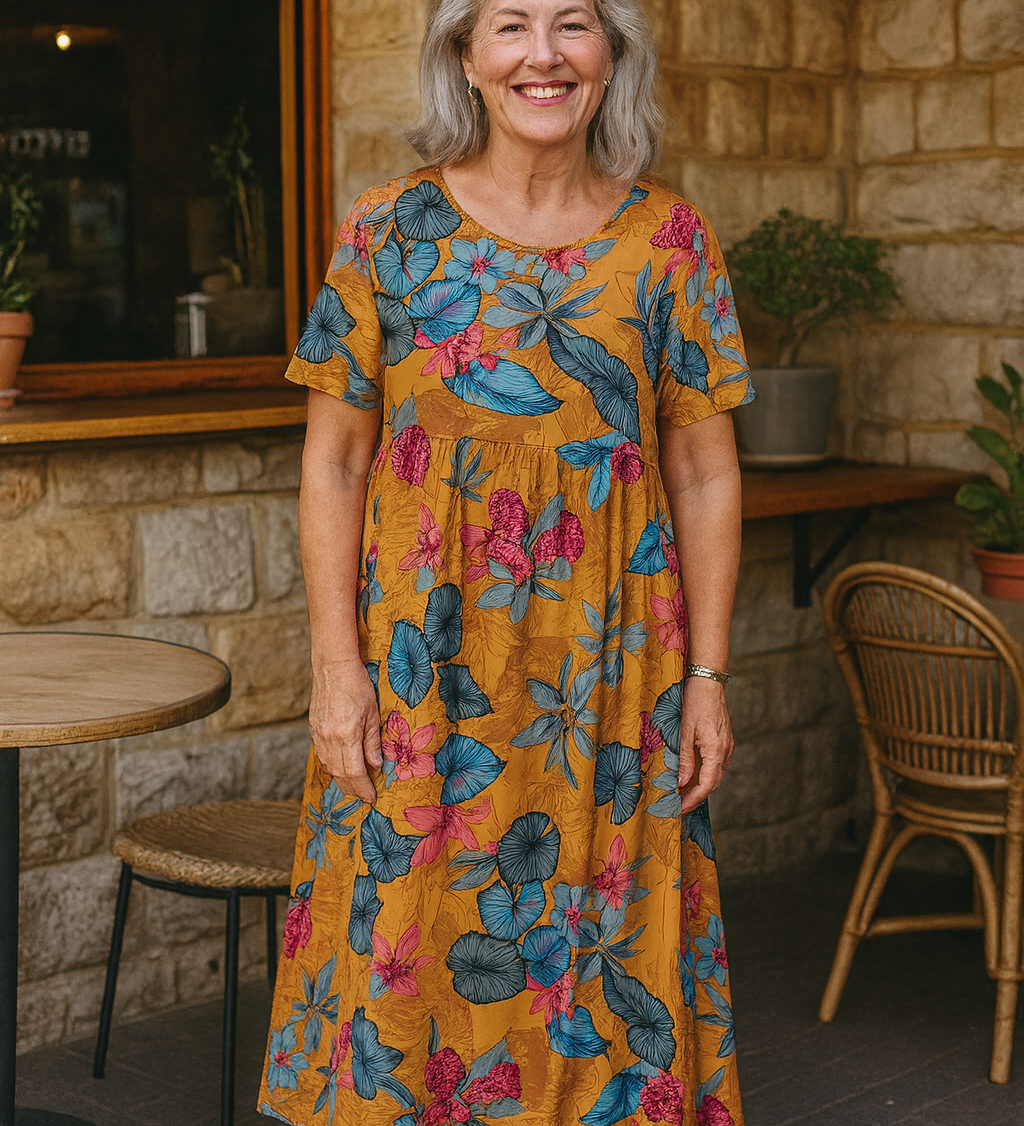Masie | Breezy Floral Maxi Dress – Where Comfort Meets Confidence (S-5XL)