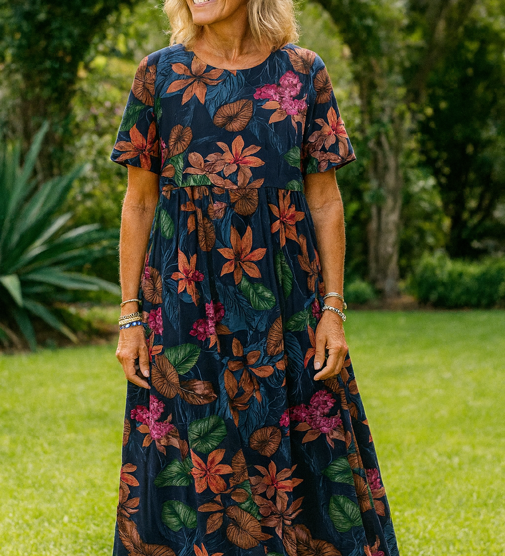 Masie | Breezy Floral Maxi Dress – Where Comfort Meets Confidence (S-5XL)