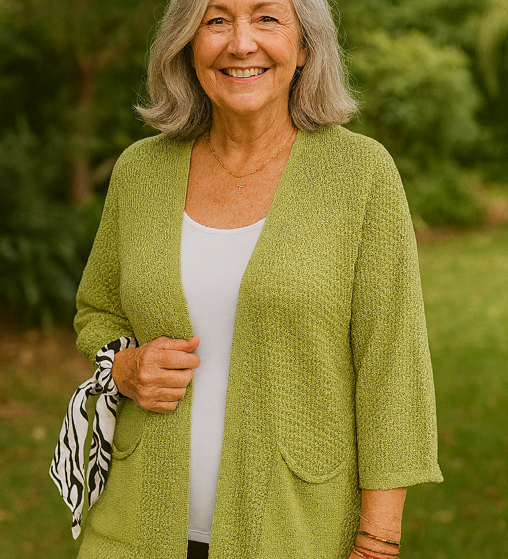 Elspeth | Soft-Knit Everyday Cardigan - Flattering. Fuss-free