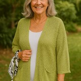 Elspeth | Soft-Knit Everyday Cardigan - Flattering. Fuss-free