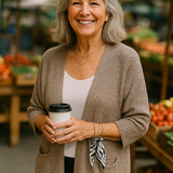 Elspeth | Soft-Knit Everyday Cardigan - Flattering. Fuss-free