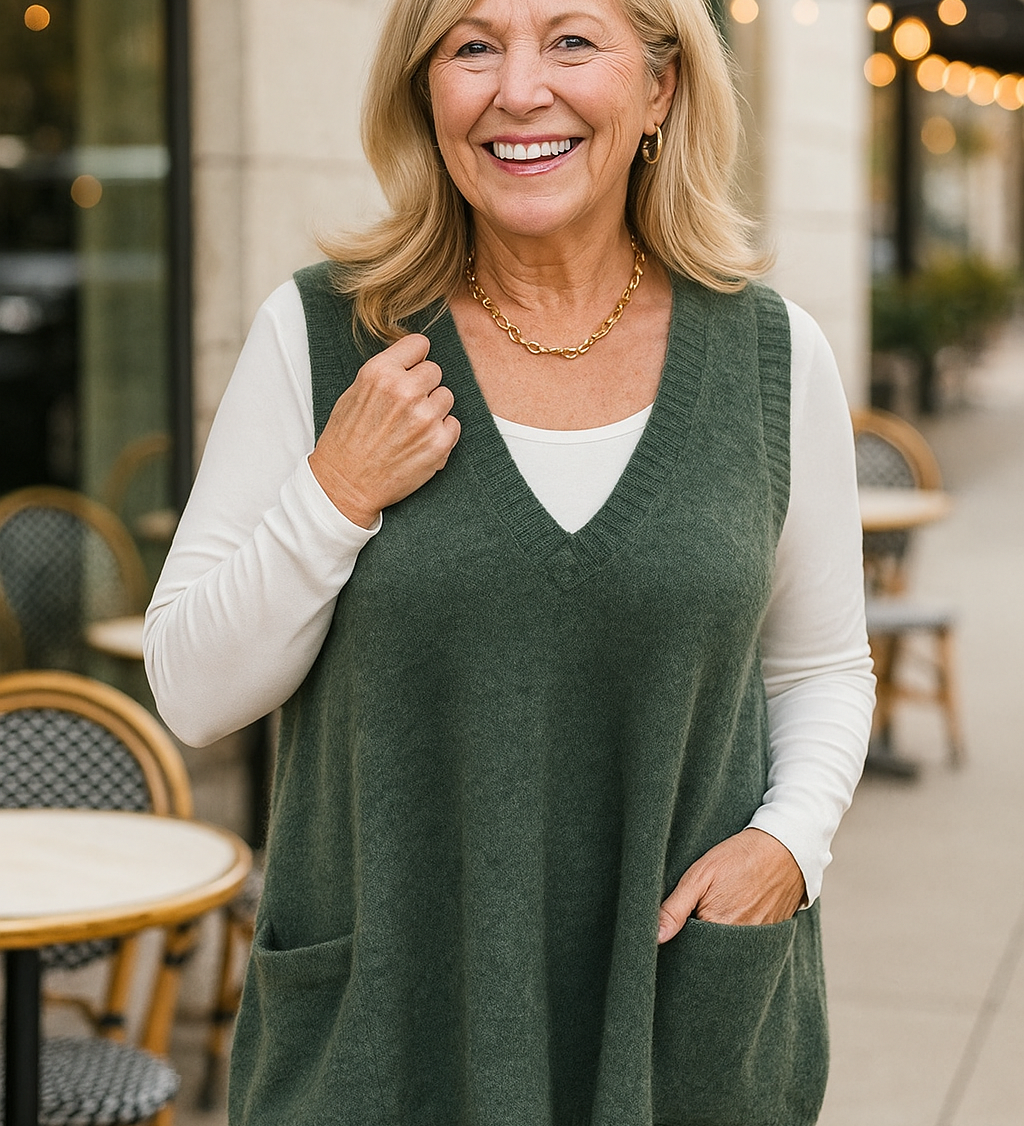 Everelle | CozyKnit Vest – Soft Elegance, Effortless Layers