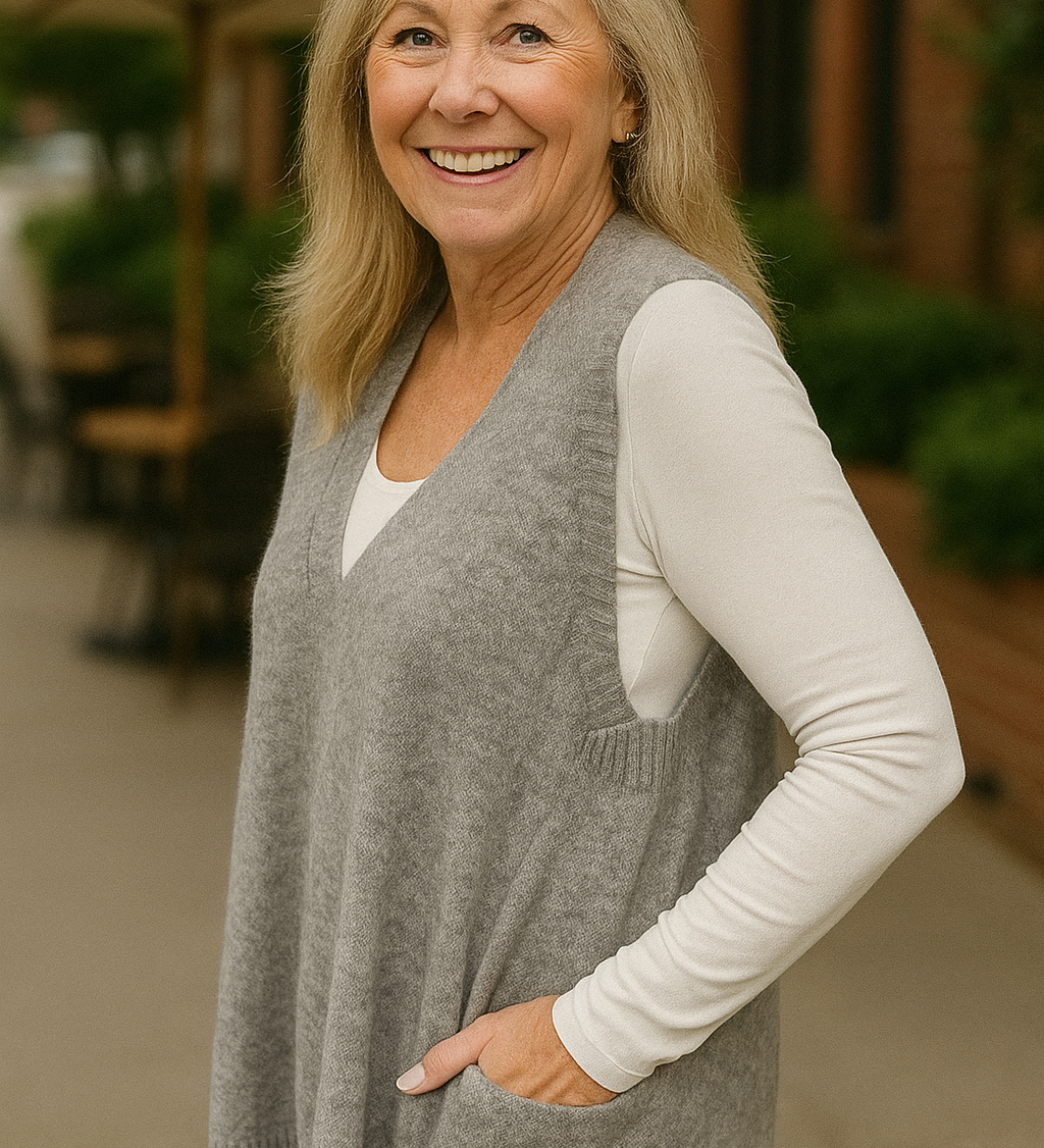 Everelle | CozyKnit Vest – Soft Elegance, Effortless Layers