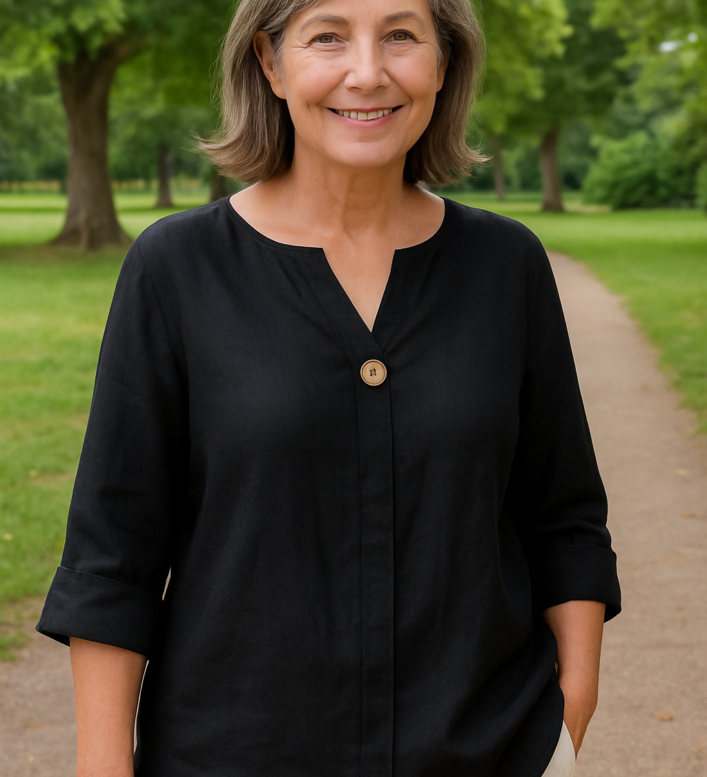Simone | Blouse - Light. Flattering. Made for real women