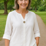 Simone | Blouse - Light. Flattering. Made for real women