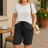 Selma | Cotton Comfort Shorts – Flattering fit. Effortless everyday style.