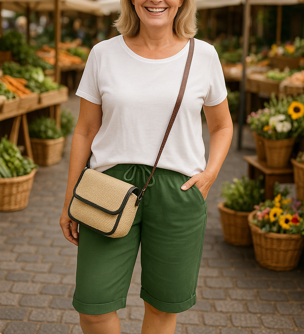Selma | Cotton Comfort Shorts – Flattering fit. Effortless everyday style.