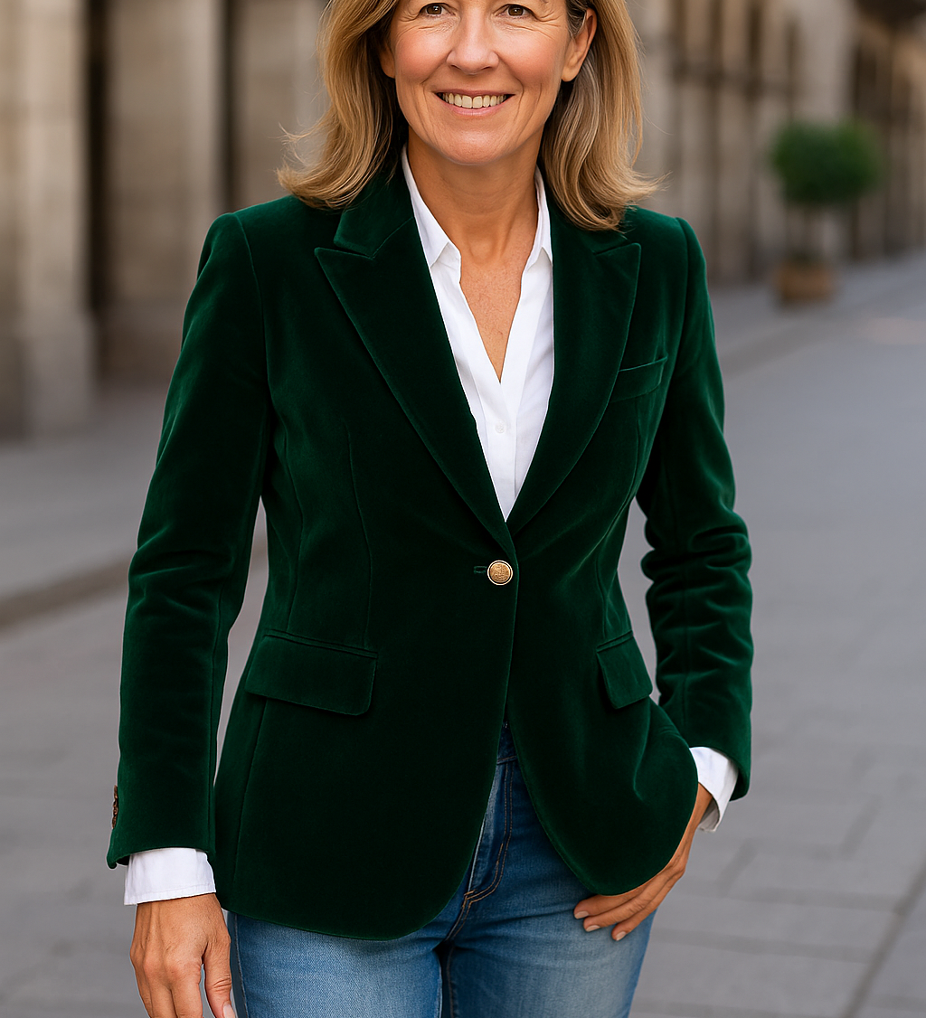 Elena | Velvet Blazer – Confidence, Comfort & Timeless Class